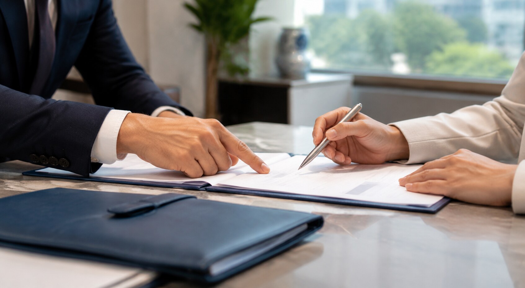 Reunión de asesoría jurídica empresarial